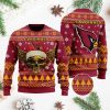 NFL Arizona Cardinals Skull Red Ugly Christmas Sweater