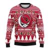NFL Arizona Cardinals Skull Red Ugly Christmas Sweater V2