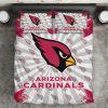 NFL Arizona Cardinals White Grey Bedding Set