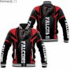 NFL Atlanta Falcons Black Red Baseball Jacket