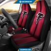 NFL Atlanta Falcons Black Red Car Seat Covers V2