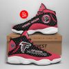 NFL Atlanta Falcons Custom Name Air Jordan 13 Shoes V4