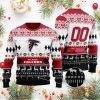 NFL Atlanta Falcons Custom Name Number Ugly Christmas Sweater