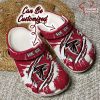 NFL Atlanta Falcons Custom Name Red White Crocs