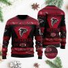 NFL Atlanta Falcons Custom Name Ugly Christmas Sweater V2