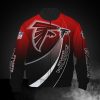 NFL Atlanta Falcons Red Black Bomber Jacket V5