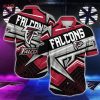 NFL Atlanta Falcons Red Silver Hawaiian Shirt