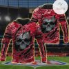NFL Atlanta Falcons Red Skull Pullover Hoodie