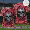 NFL Atlanta Falcons Red Skull T-Shirt