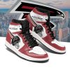 NFL Atlanta Falcons Red White Helmet Air Jordan 1 High Sneakers