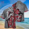 NFL Atlanta Falcons Silver Red Hawaiian Shirt