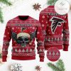 NFL Atlanta Falcons Skull Hat Ugly Christmas Sweater