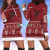 NFL Atlanta Falcons Ugly Christmas Women Hoodie Dress
