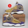 NFL Baltimore Ravens Custom Name Air Jordan 13 Shoes V3