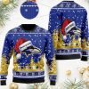 NFL Baltimore Ravens Custom Name Ugly Christmas Sweater