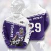 NFL Baltimore Ravens Earl Thomas Purple White Pullover Hoodie