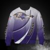 NFL Baltimore Ravens Light Purple Bomber Jacket