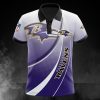 NFL Baltimore Ravens Light Purple Polo Shirt