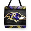 NFL Baltimore Ravens Logo Art Tote Bag