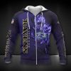 NFL Baltimore Ravens Purple Camo Zip Up Hoodie