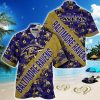 NFL Baltimore Ravens Purple Gold Hawaiian Shirt V2