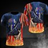 NFL Buffalo Bills American Flag Punisher Skull T-Shirt