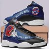 NFL Buffalo Bills Blue Black Red Helmet Air Jordan 13 Shoes