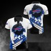 NFL Buffalo Bills Blue Logo White Graphic Polo Shirt