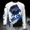 NFL Buffalo Bills Blue Logo White Graphic Sweatshirt