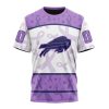 NFL Buffalo Bills Custom Name Number Fight Cancer T-Shirt