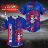 NFL Buffalo Bills Custom Name Number Royal Blue Helmet Baseball Jersey