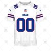 NFL Buffalo Bills Custom Name Number White Road Jersey T-Shirt