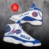 NFL Buffalo Bills Custom Name White Logo Air Jordan 13 Shoes V2