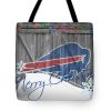 NFL Buffalo Bills Merry Christmas Tote Bag
