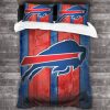 NFL Buffalo Bills Super Big Log Red Blue Bedding Set