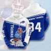 NFL Buffalo Bills Thurman Thomas Blue White Pullover Hoodie