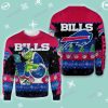 NFL Buffalo Bills Ugly Red Black The Grinch Sweater
