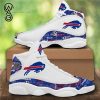 NFL Buffalo Bills White Air Jordan 13 Shoes