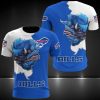 NFL Buffalo Bills White Blue Mascot T-Shirt