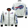 NFL Buffalo Bills White Bomber Jacket