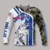 NFL Buffalo Bills White Camo Zip Up Hoodie