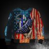 NFL Carolina Panthers American Flag Bomber Jacket V2