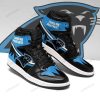 NFL Carolina Panthers Black Blue Air Jordan 1 High Sneakers