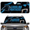 NFL Carolina Panthers Black Car Sunshade