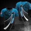 NFL Carolina Panthers Blue Black T-Shirt V2