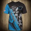 NFL Carolina Panthers Blue Black T-Shirt V5