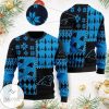 NFL Carolina Panthers Blue Black Ugly Christmas Sweater V3
