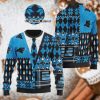 NFL Carolina Panthers Blue Black Ugly Christmas Sweater V7