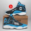 NFL Carolina Panthers Custom Name Air Jordan 13 Shoes V3