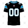NFL Carolina Panthers Custom Name Number Black Home Jersey T-Shirt